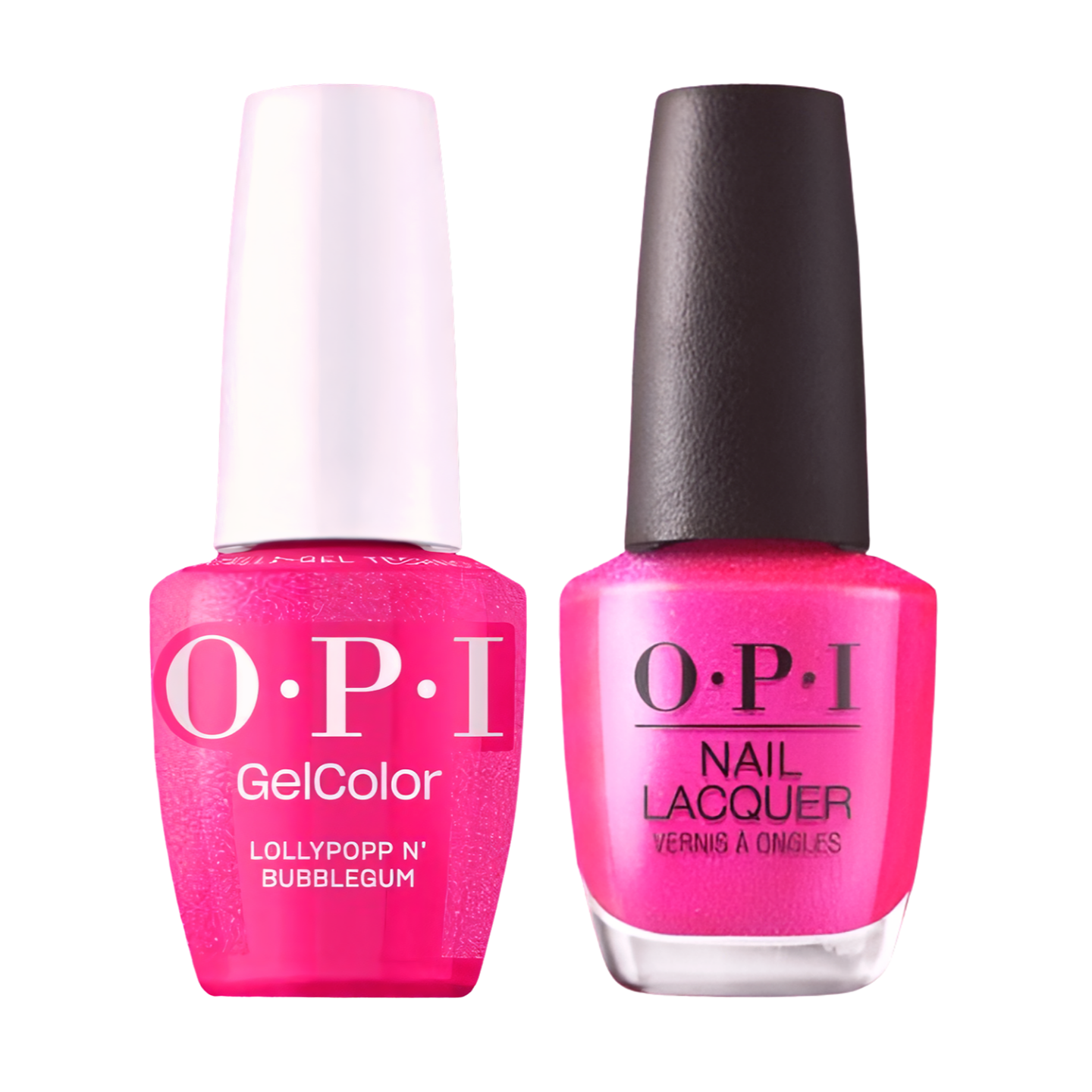 OPI Gel Nail Polish Duo - HPS02 Lollypoppin' Bubblegum - Gel Polish 0.5oz