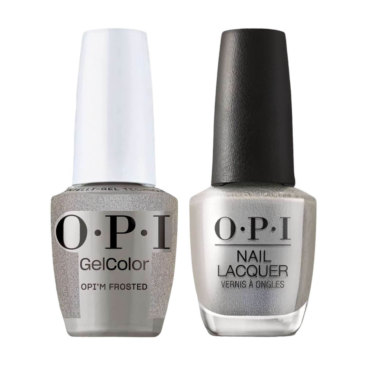 OPI Gel Nail Polish Duo - HPS01 OPI'm Frosted - Gel Polish 0.5oz