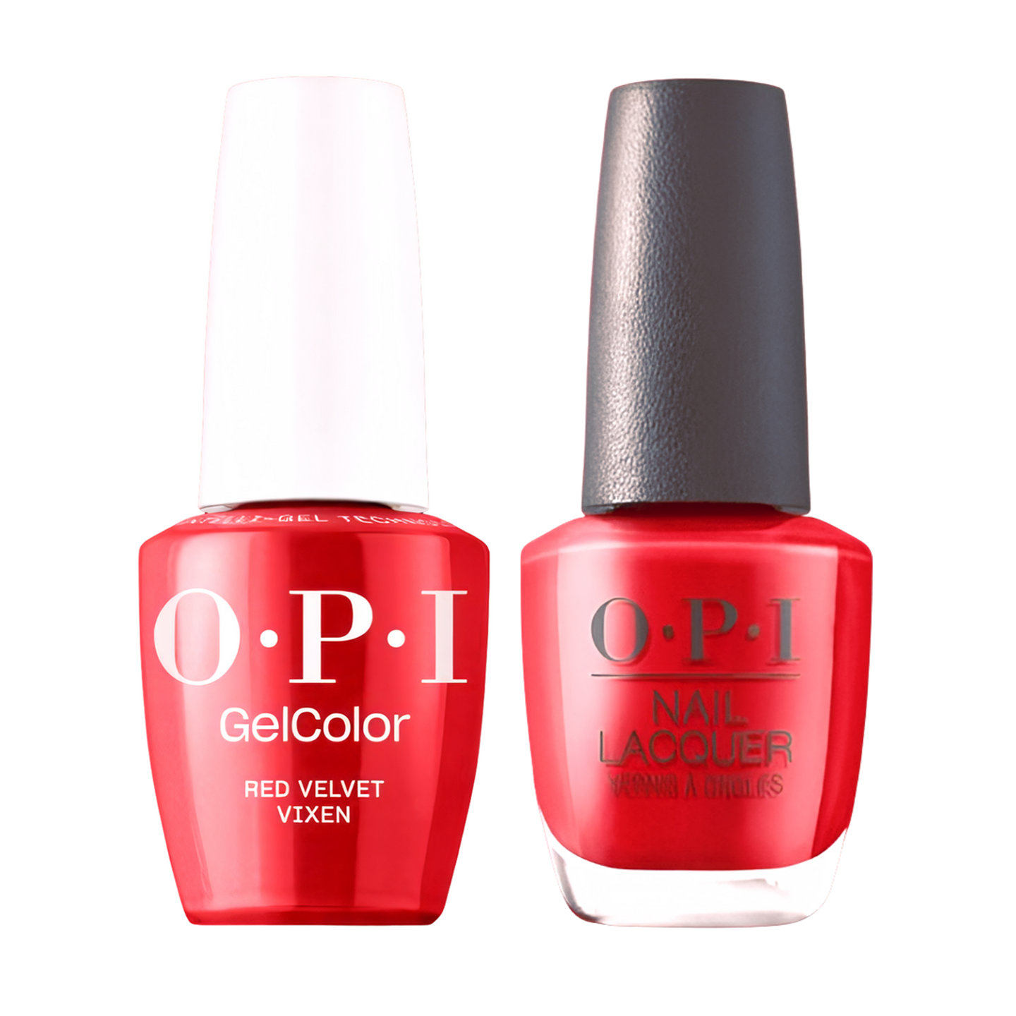 OPI Gel Nail Polish Duo - HPS05 Red Velvet Vixen - Gel Polish 0.5oz
