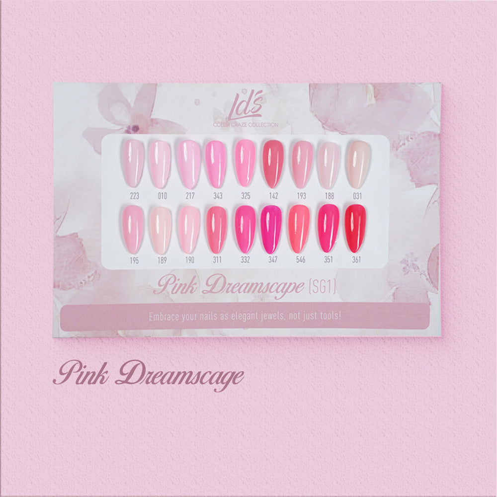 LDS Set 18 Colors - SG1 Pink Dreamscape Collection - 0.5oz