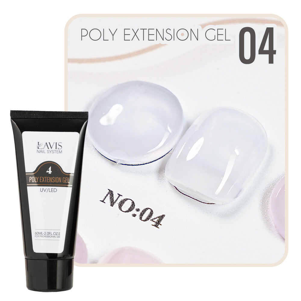 LAVIS Poly Extension Gel 4 UV/LED 60ml