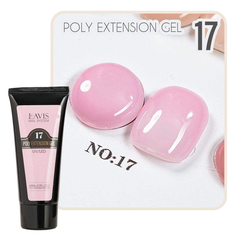 LAVIS Poly Extension Gel 17 UV/LED 60ml