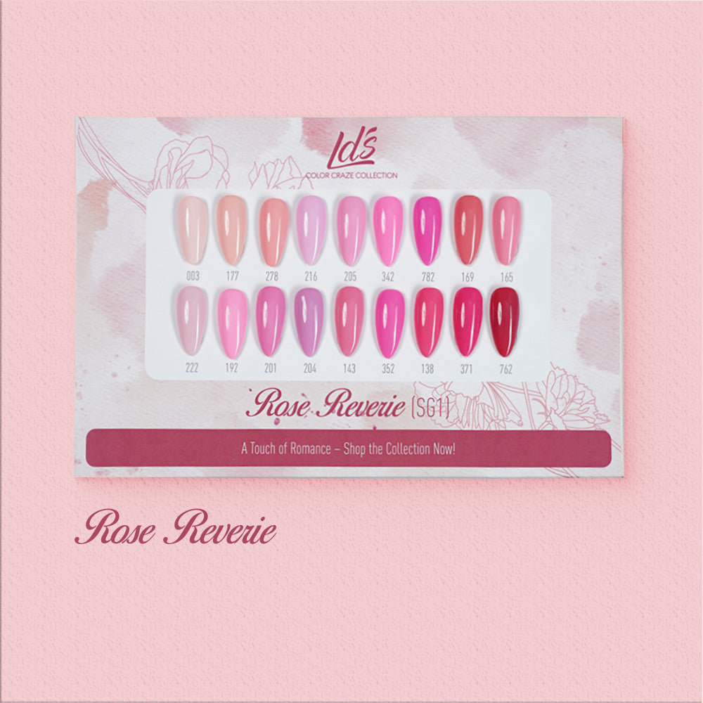 LDS Set 18 Colors - SG1 Rose Reverie Collection - 0.5oz