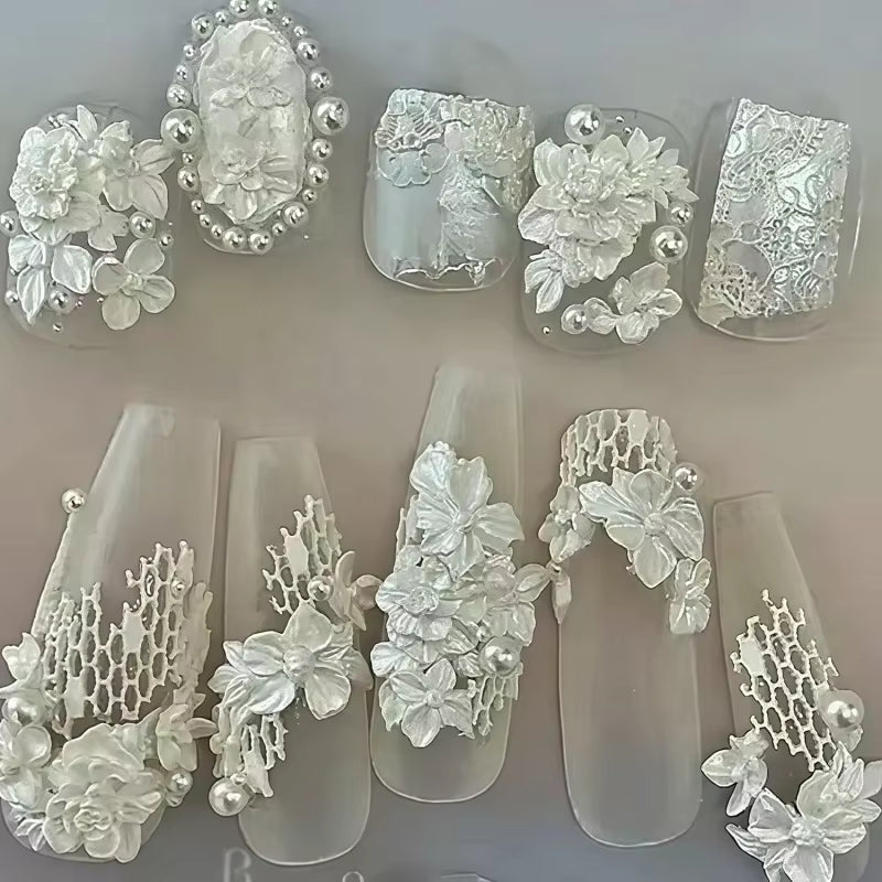 3D Nail Charm Mold 24 - Flower & Sea Star