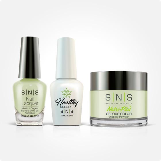 SNS 3 in 1 - SUN07 Mint To Be - Dip(1.5oz), Gel & Lacquer Matching