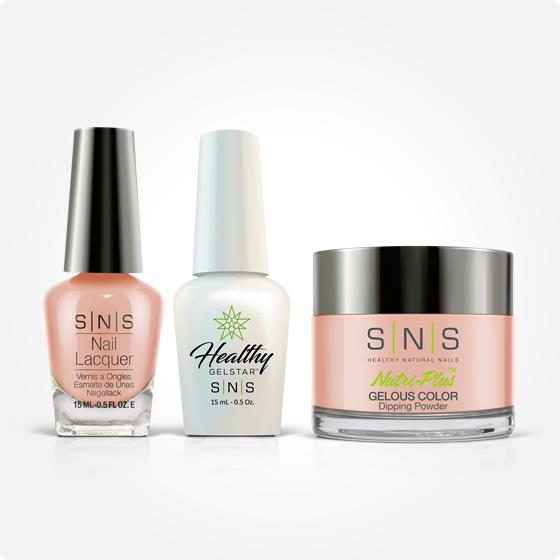 SNS 3 in 1 - SUN11 Sandy Shells - Dip(1.5oz), Gel & Lacquer Matching