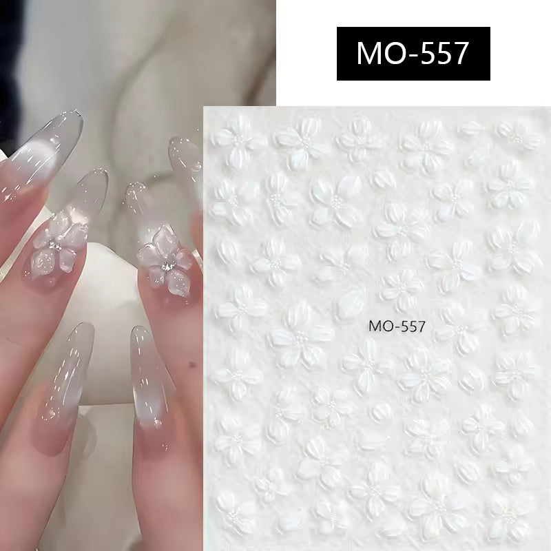 3D Nail Art Stickers MO557 - MO562