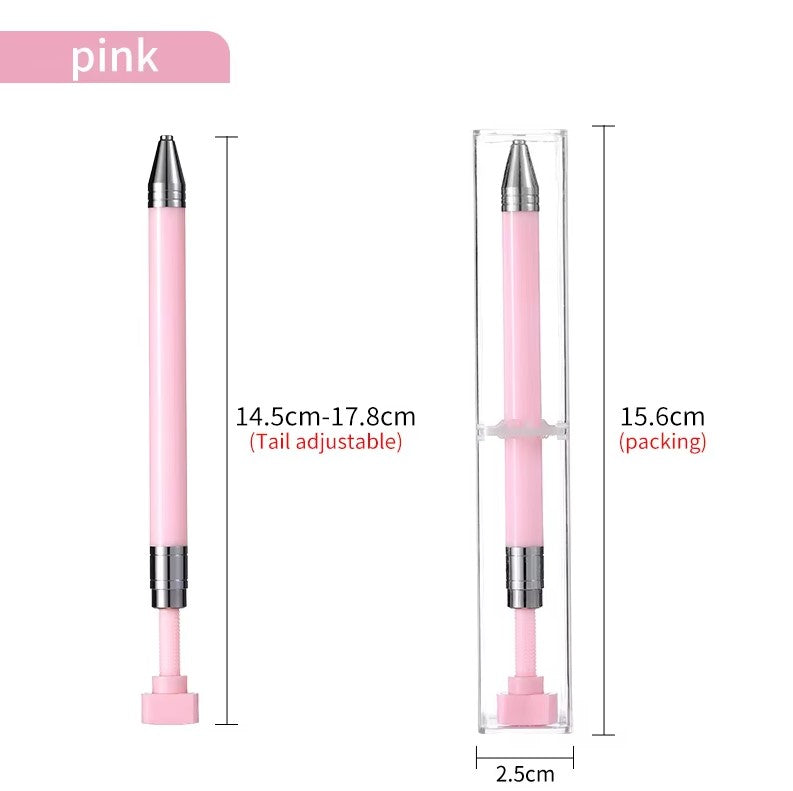 Refillable Wax Rhinestone Nail Art Pen