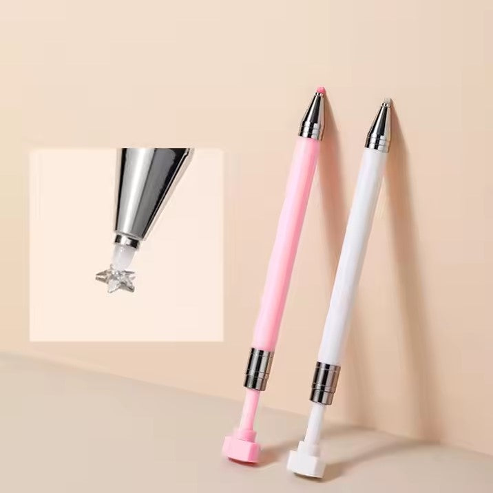 Refillable Wax Rhinestone Nail Art Pen