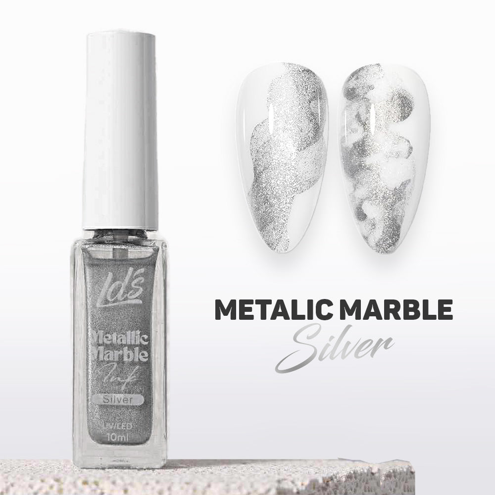 LDS Metallic Marble Ink - Silver