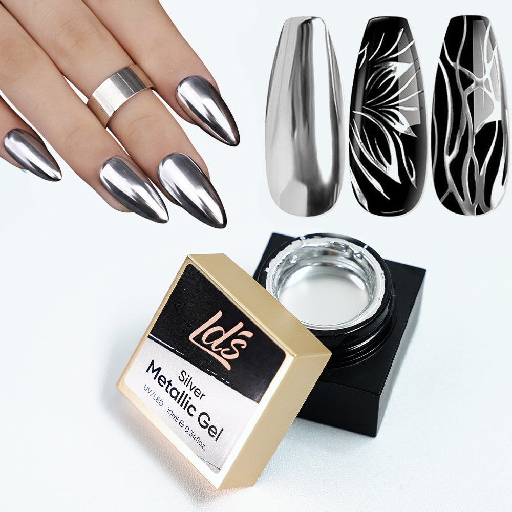 LDS Silver Metallic Gel
