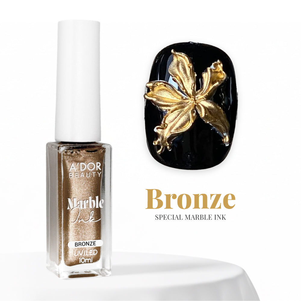 A'DOR Metallic Marble Ink 10ml - Bronze