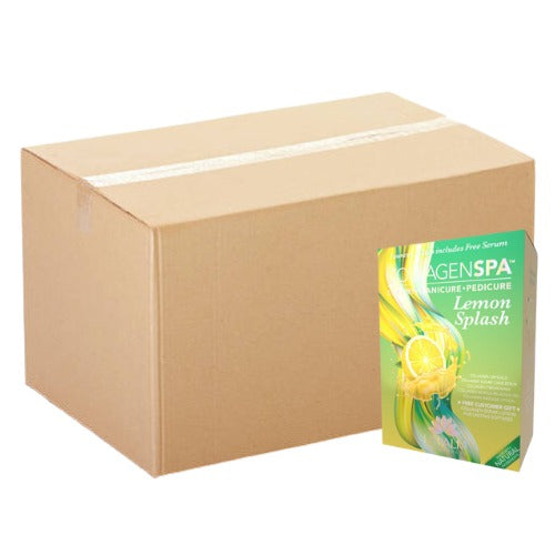La Palm Collagen Spa - Case of 60 Pedi a Box (6 step) - Lemon Splash