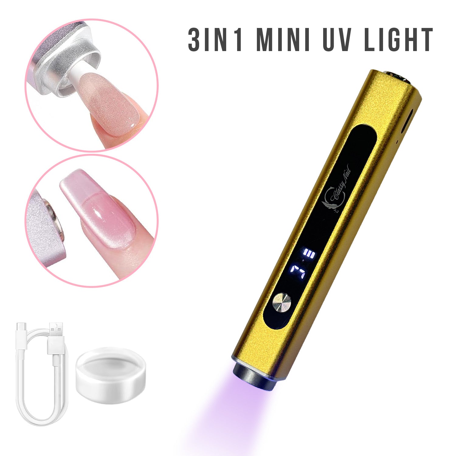 Classy Nail 3in1 Mini UV Light - Yellow