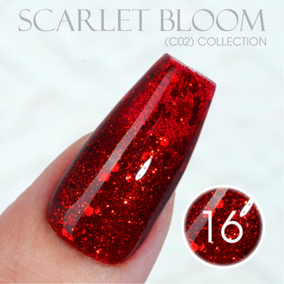 LAVIS C02 - 16 - Gel Polish 0.5 oz - Scarlet Bloom Collection
