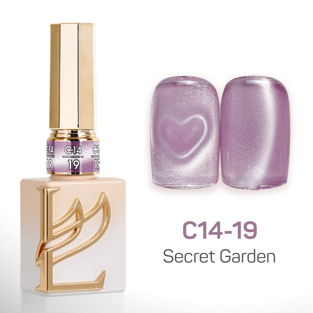 LAVIS Cat Eyes C14 - 19 - Gel Polish 0.5 oz - Secret Garden Collection