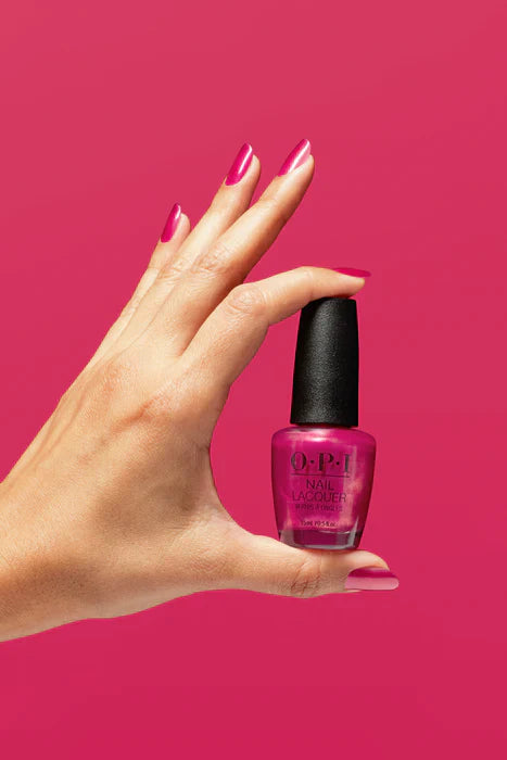 OPI Nail Lacquer - F014 Cyber Cherry On Top - 0.5oz