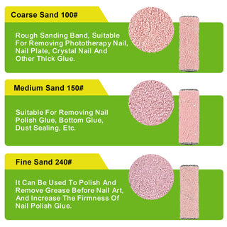 Lavis Small Pink Sanding Bands