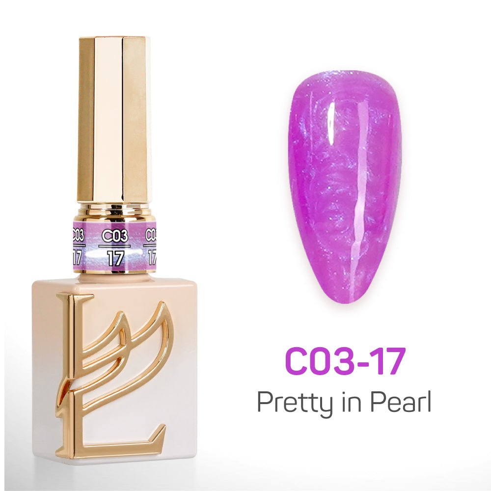 LAVIS C03 - 17 - Gel Polish 0.5 oz - Pretty in Pearl Collection - DTK Nail Supply