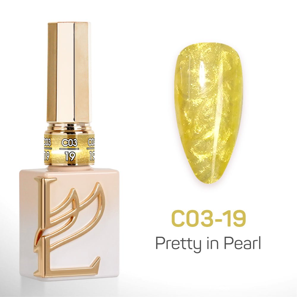 LAVIS C03 - 19 - Gel Polish 0.5 oz - Pretty in Pearl Collection - DTK Nail Supply