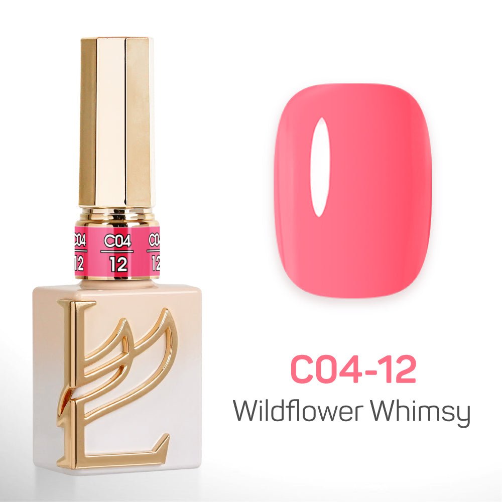LAVIS C04 - 12 - Gel Polish 0.5 oz - Wildflower Whimsy Collection - DTK Nail Supply