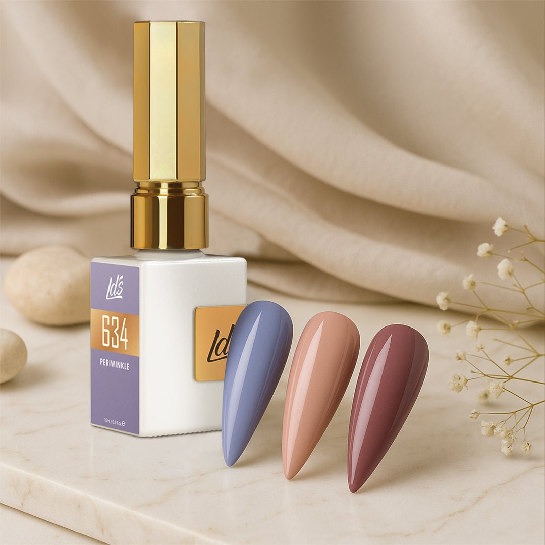 LDS Color Craze Gel Nail Polish - Set 3 Colors - Soft Trio - DTK Nail Supply