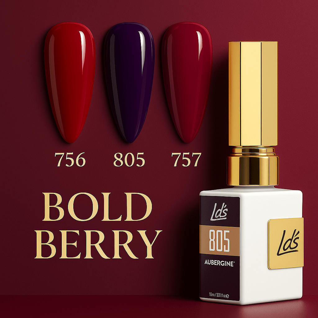 LDS Color Craze Gel Nail Polish - Set 3 Colors - Witch Trio - DTK Nail Supply