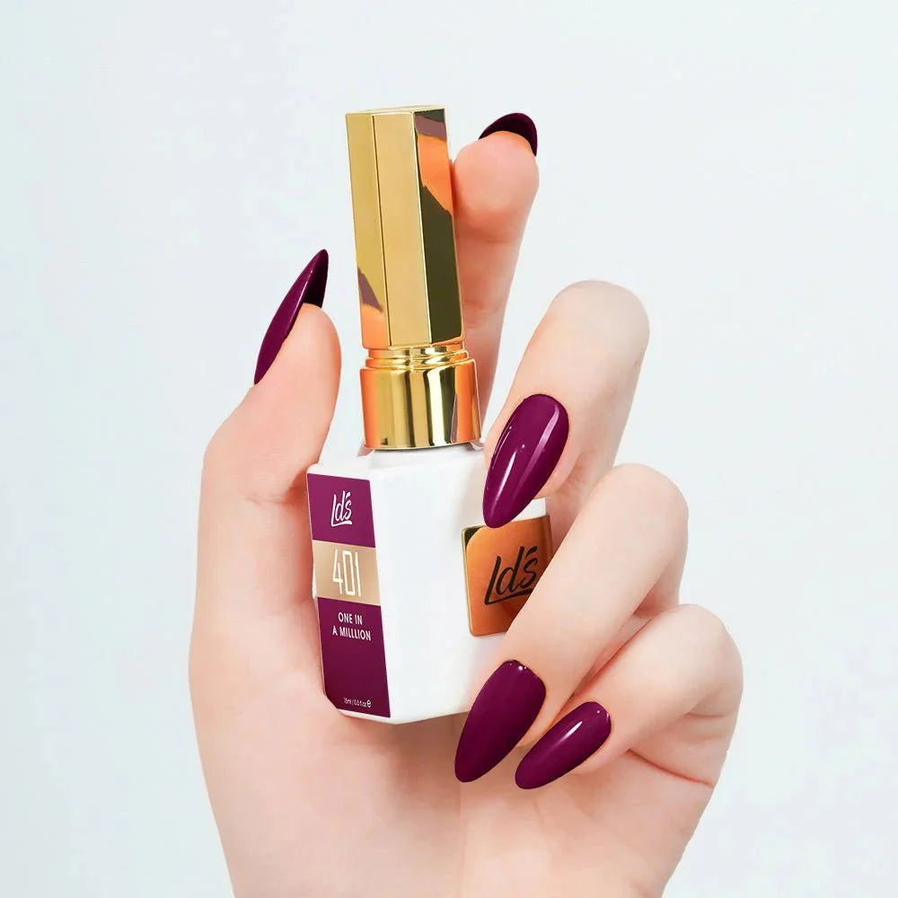 LDS Color Craze Gel Set - Merlot Orchid - 224, 394, 401 - DTK Nail Supply