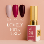 LDS - Gel Set - Merlot Orchid - DTK Nail Supply