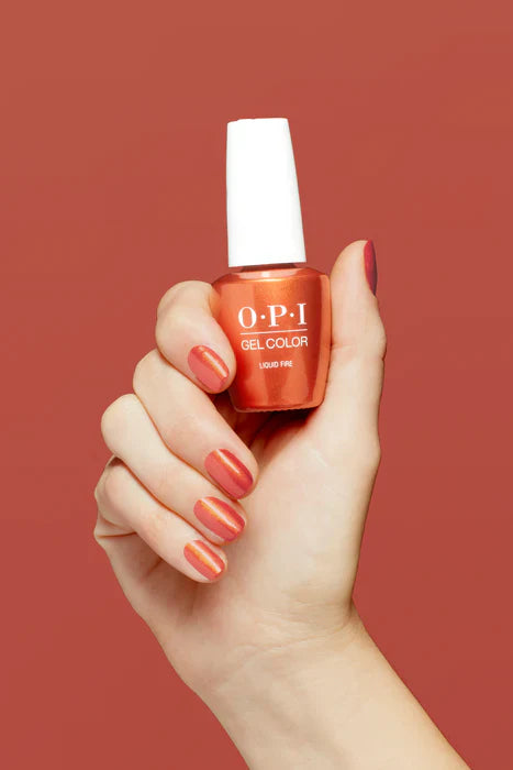 OPI Gel Nail Polish - F020 Liquid Fire - Gel Polish 0.5oz