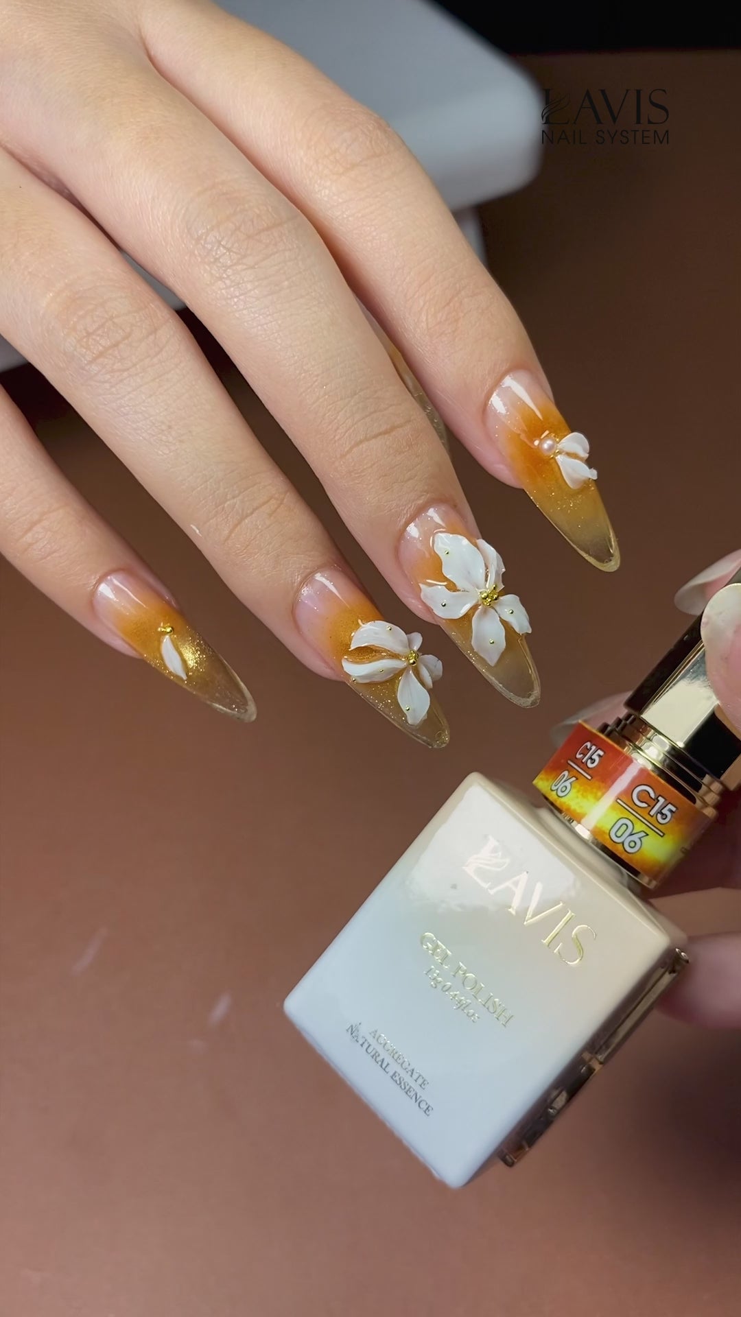 Load video: LAVIS Cat Eyes C15 - 06 - Gel Polish 0.5 oz - Gilded Aura Collection