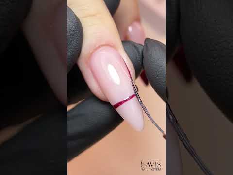 LDS - 23 (ver 2) Gold - Line Art Gel Nails Polish Nail Art