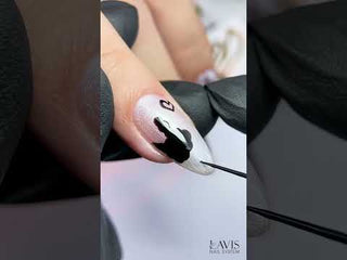 LDS - 01 (ver 2) Black - Line Art Gel Nails Polish Nail Art