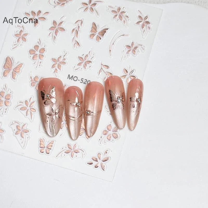 3D Nail Art Stickers MO520 - MO521