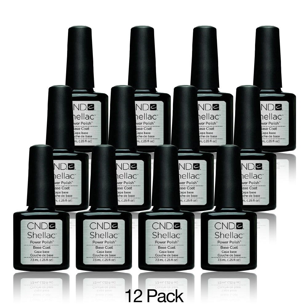 CND Shellac Set 12 Colors - Base Coat - 0.25 oz