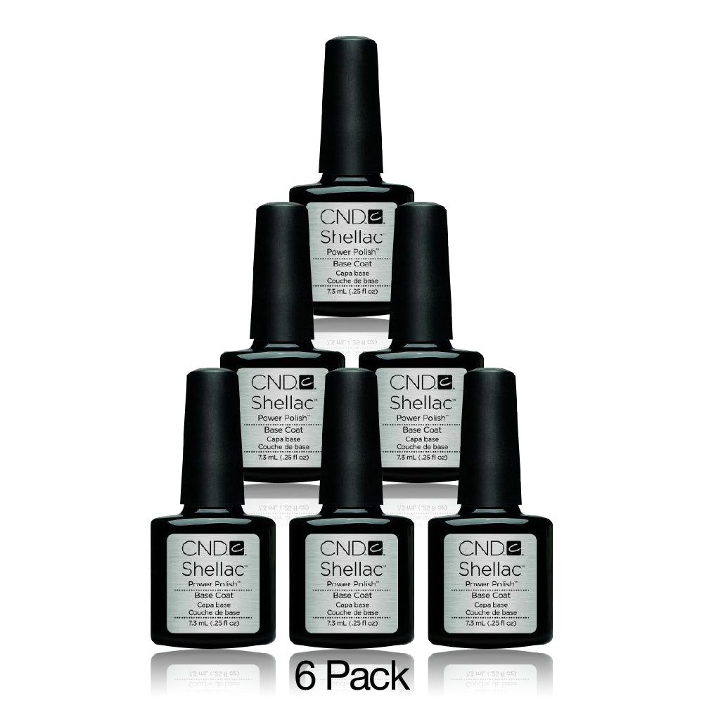 CND Shellac Set 6 Colors - Base Coat - 0.25 oz 