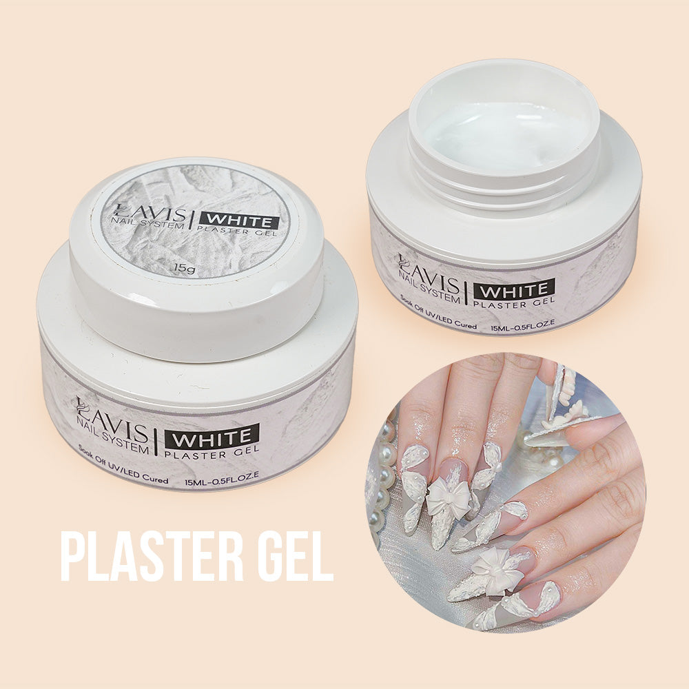 LAVIS 3D Plaster Gel - White 15g