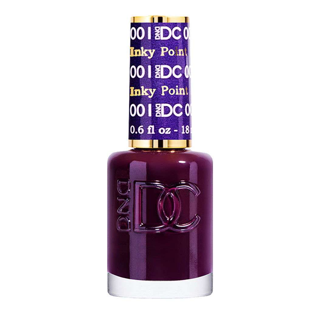 DND DC Nail Lacquer - 001 Purple Colors - Inky Point
