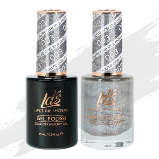 LDS 003 You're One In A Million - LDS Gel Polish & Matching Nail Lacquer Duo Set - 0.5oz