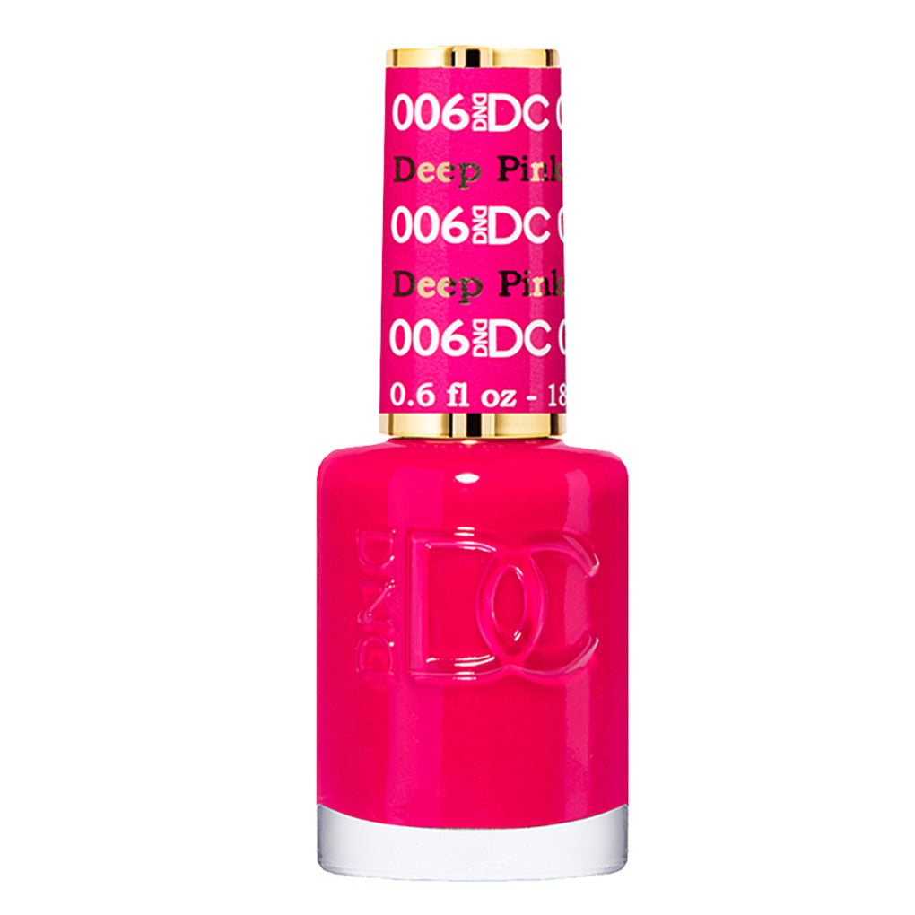 DND DC Nail Lacquer - 006 Pink Colors - Deep Pink