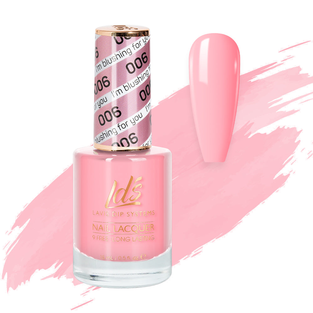 LDS 006 I'm Blushing For You - LDS Nail Lacquer 0.5oz