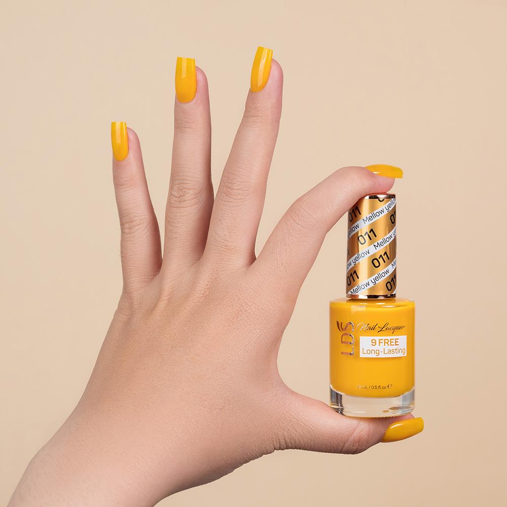 LDS 011 Mellow Yellow - LDS Nail Lacquer 0.5oz