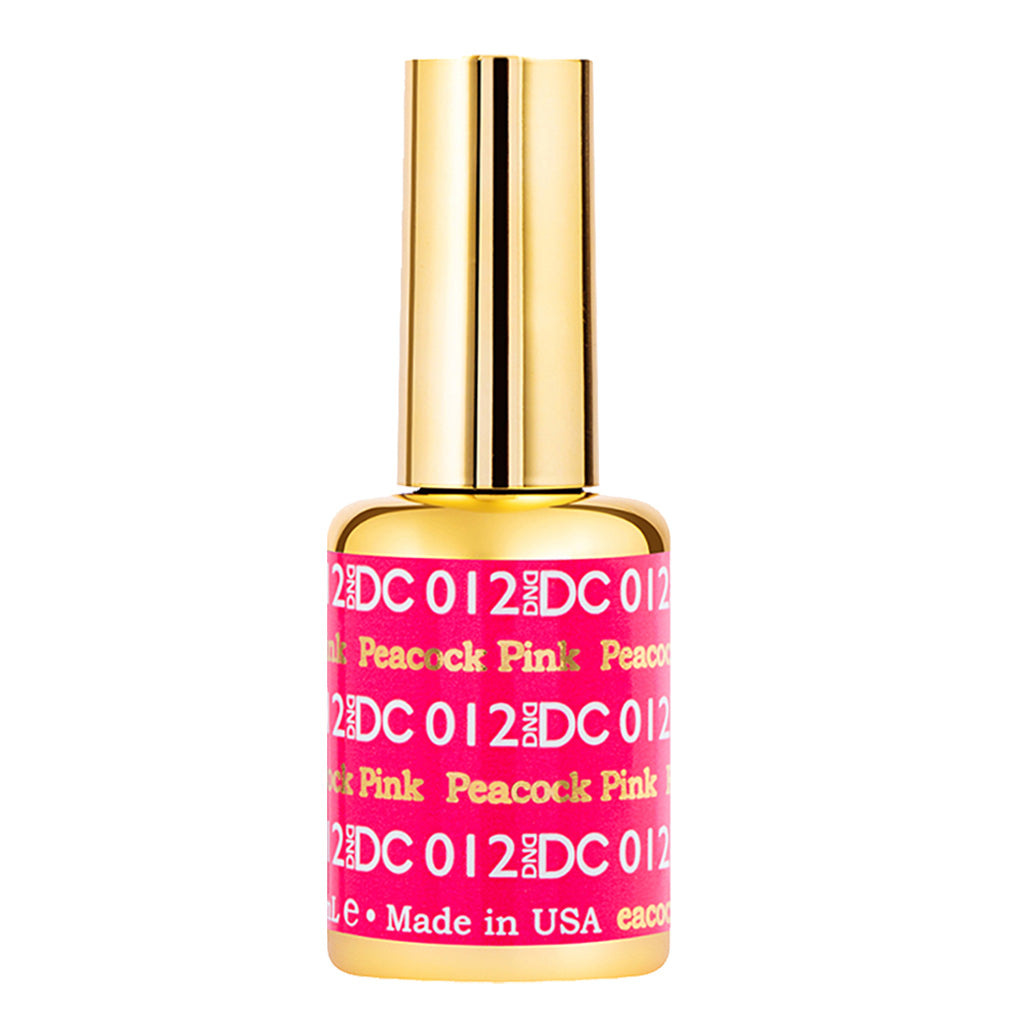 DND DC Gel Polish - 012 Pink Colors - Peacock Pink