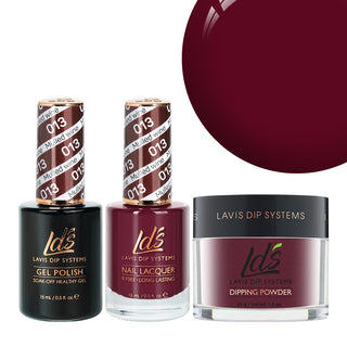 LDS 3 in 1 - 013 Mulled Wine - Dip (1.5oz), Gel & Lacquer Matching