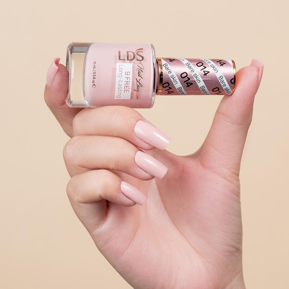 LDS 014 Bare Skin - LDS Nail Lacquer 0.5oz