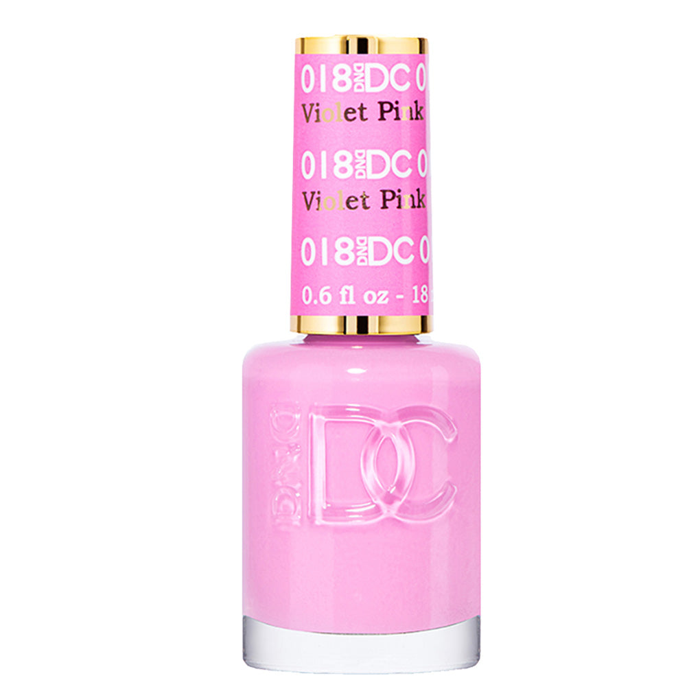 DND DC Nail Lacquer - 018 Pink Colors - Violet Pink