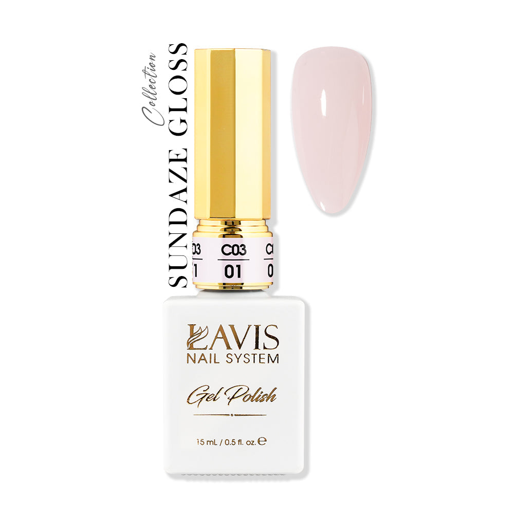 LAVIS C03 - 01 - Gel Polish 0.5 oz - Sundaze Gloss Collection