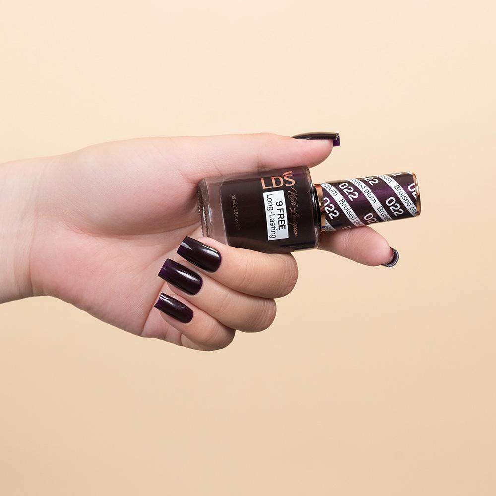 LDS 022 Bruised Plum - LDS Nail Lacquer 0.5oz