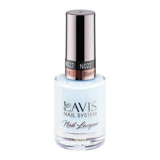 LAVIS 022 Bluebird - Nail Lacquer 0.5 oz by LAVIS NAILS sold by DTK Nail Supply