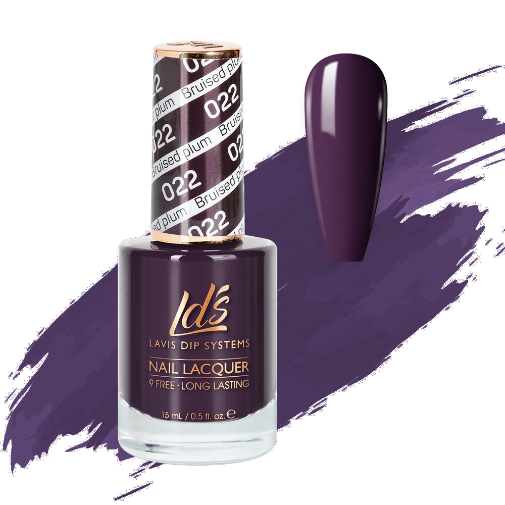 LDS 022 Bruised Plum - LDS Nail Lacquer 0.5oz